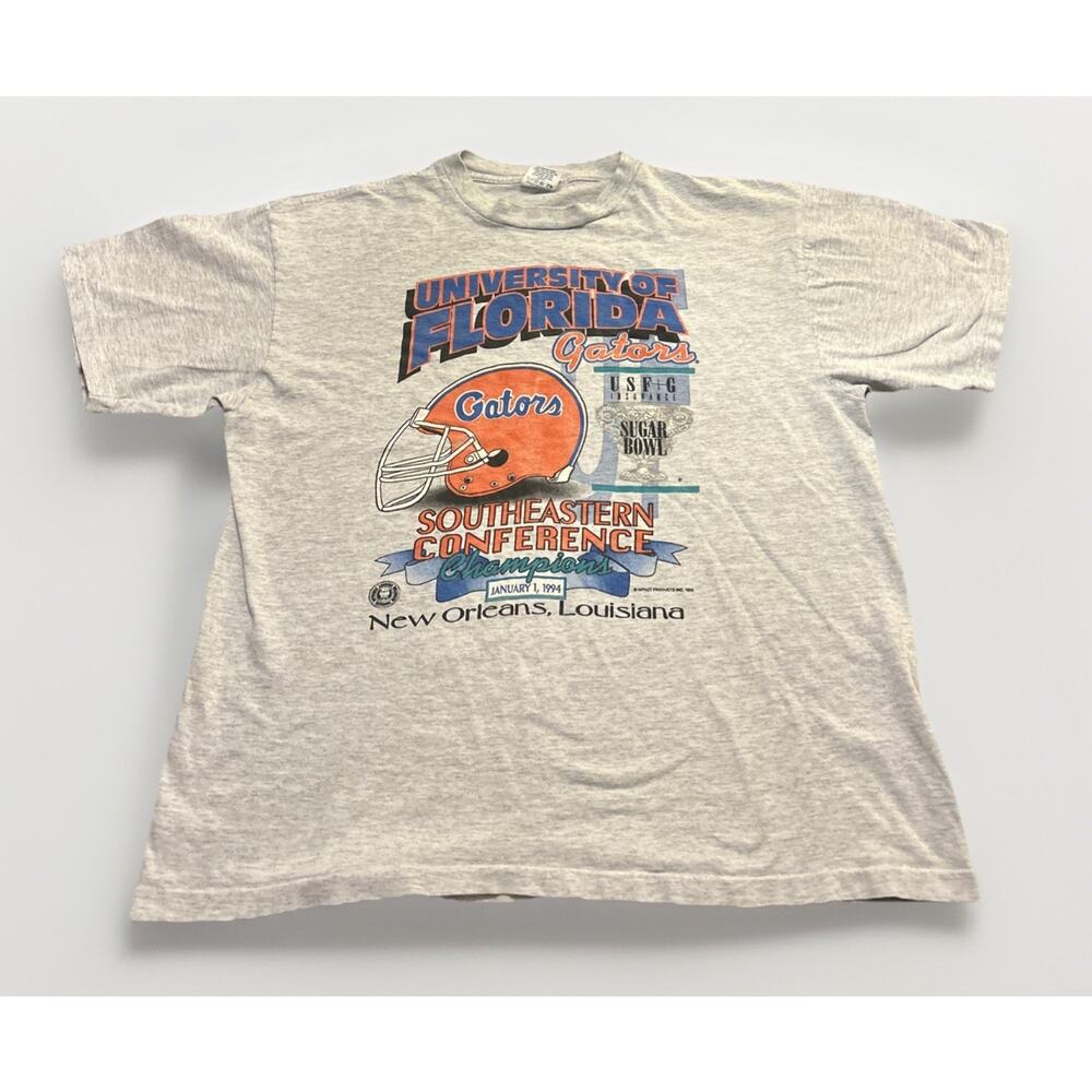 Vintage 1994 University Of Florida Gators SECT-Shirt XL Single Stitch Sugar Bowl